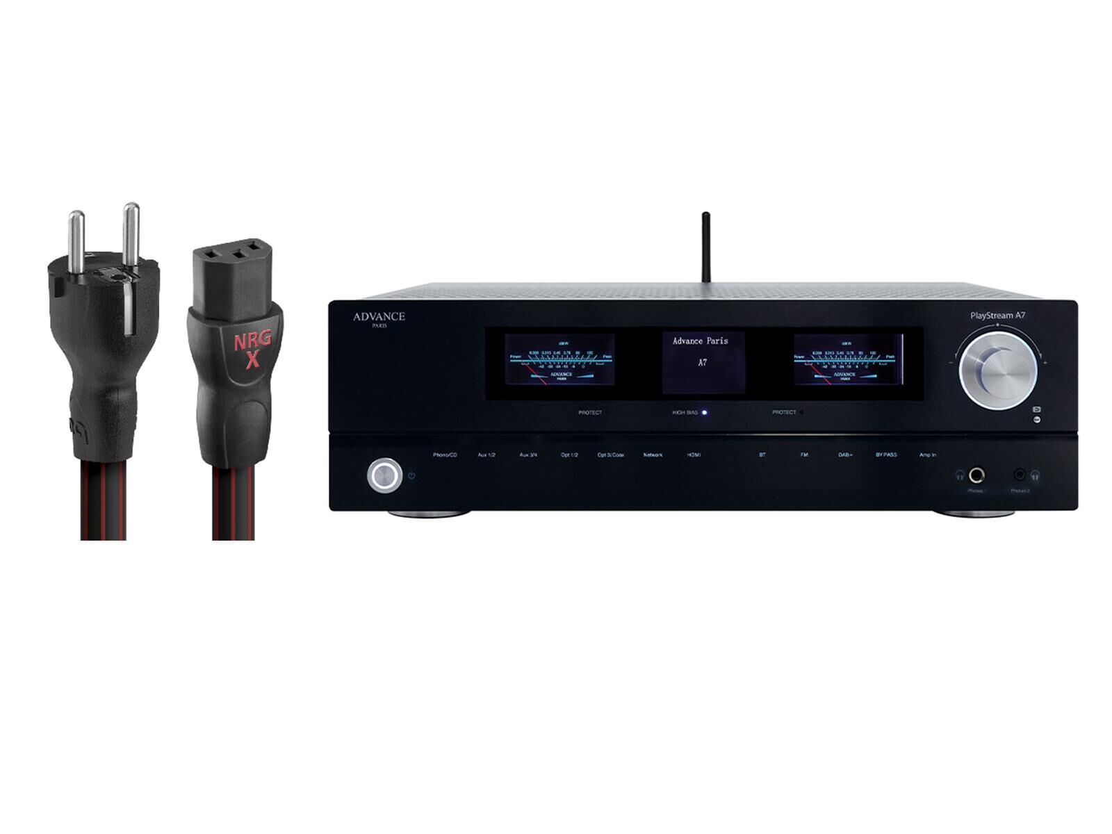 Advance Paris PlayStream A7 + Audioquest NRG X3 1 Meter