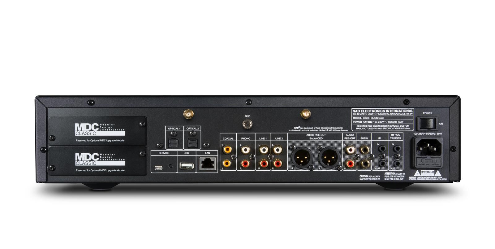 NAD C658 Graphite BluOS Streaming DAC