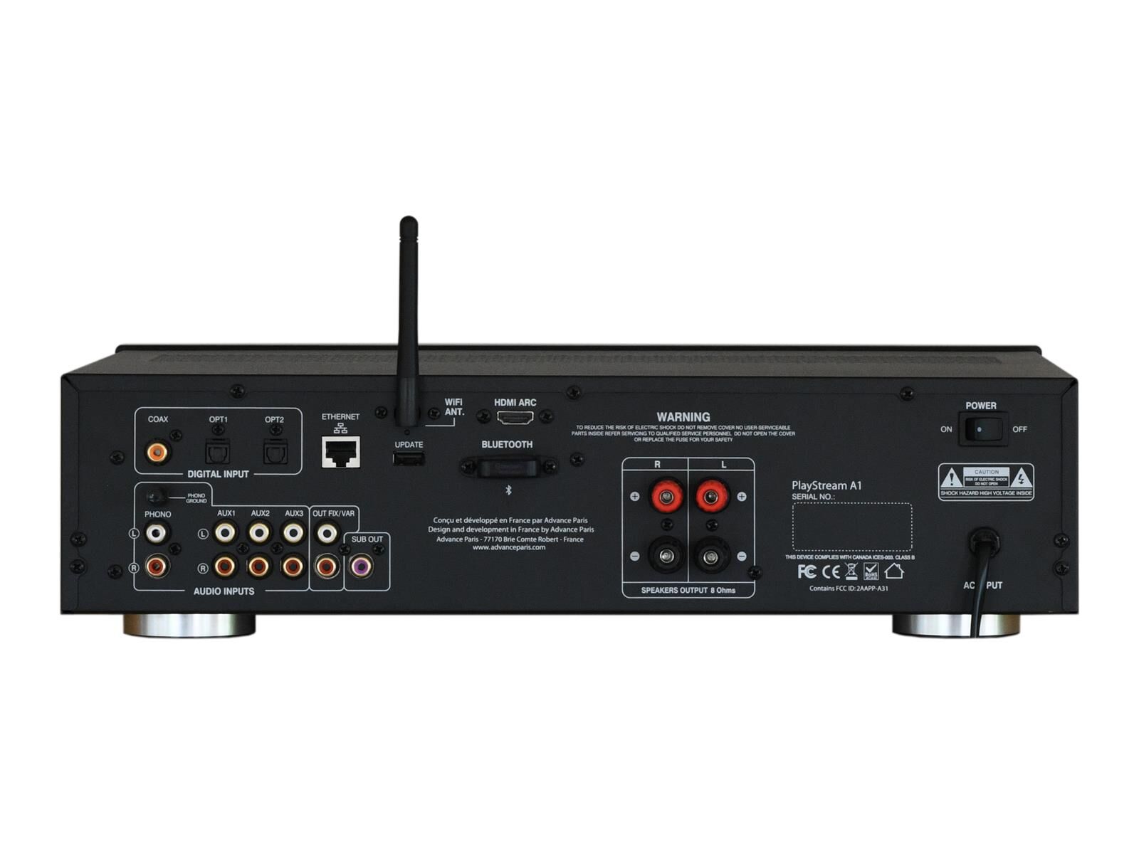 Advance Paris PlayStream A1 STREAMINGVERSTÄRKER Advance Paris PlayStream A1 STREAMINGVERSTÄRKER