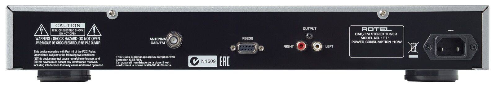 Rotel T11 Stereo Tuner silber
