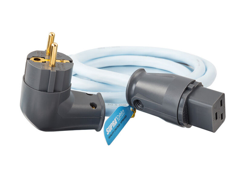 Supra Cables LoRad Netzkabel 1.5 MKII EU abgewinkelt 1,0m