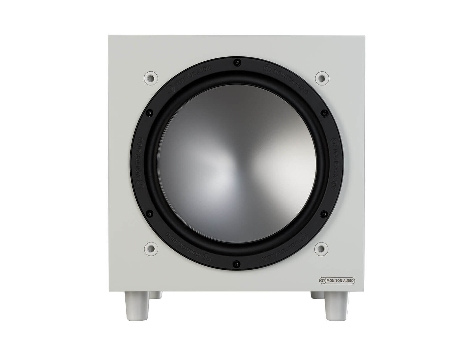 ma_bronze_w10_front_white Monitor Audio Bronze W10 Subwoofer Weiß