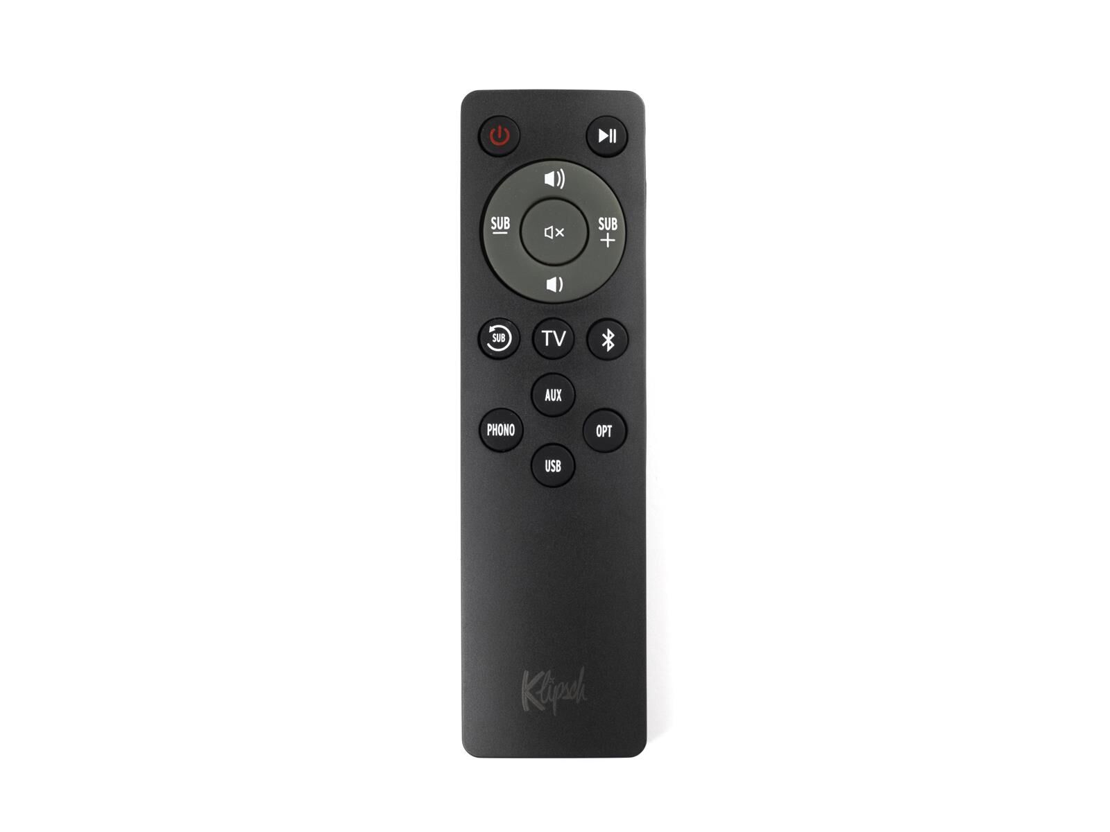 The-Fives_Remote.jpg Klipsch The Fives Aktiv-Lautsprecher schwarz matt