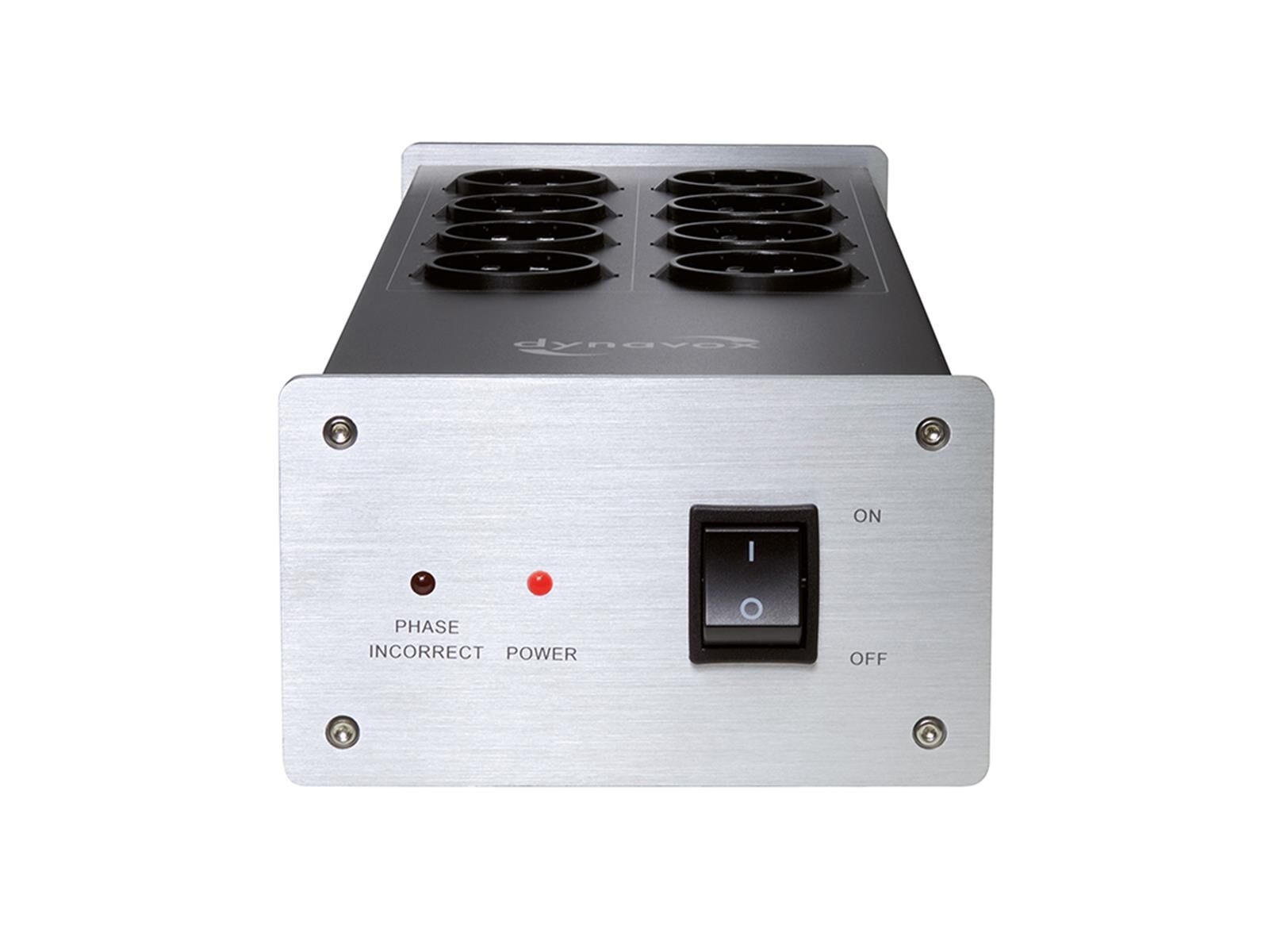 Dynavox X4100B HIFI-Steckdosenleiste Silber