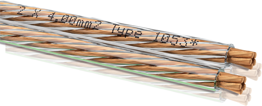 101053_2 OEHLBACH Speaker Wire 40 2 x 4,0 mm² Meterware