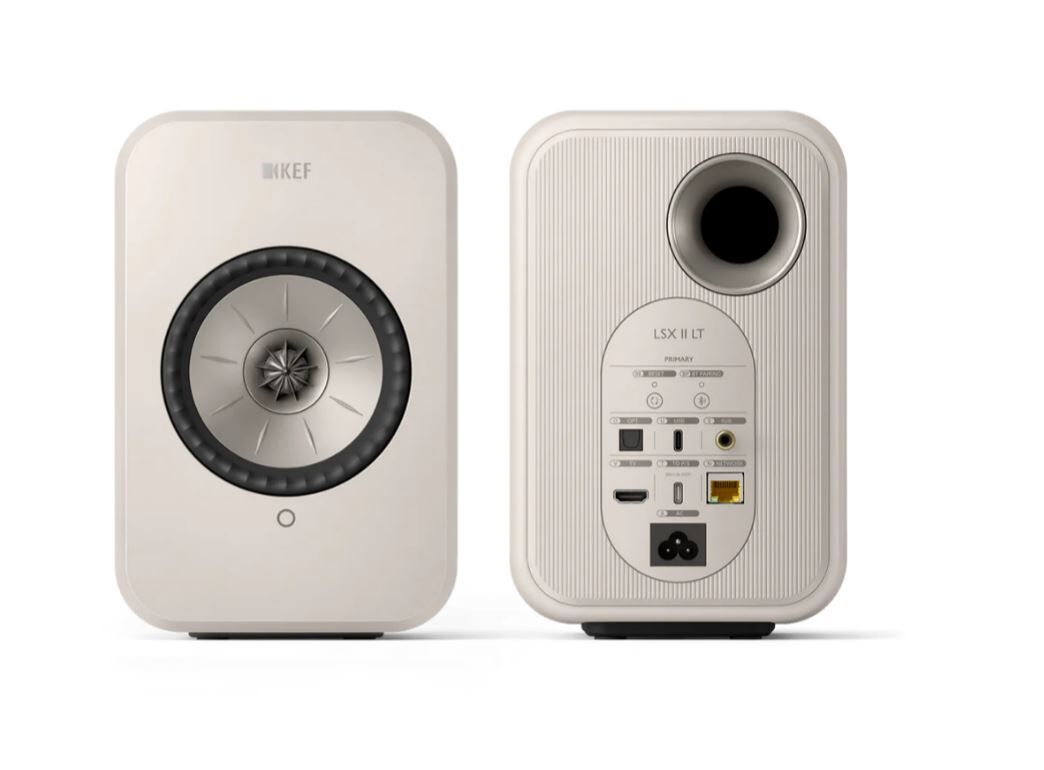 Kef LSX II LT WLAN Hifi Lautsprecher Stone White