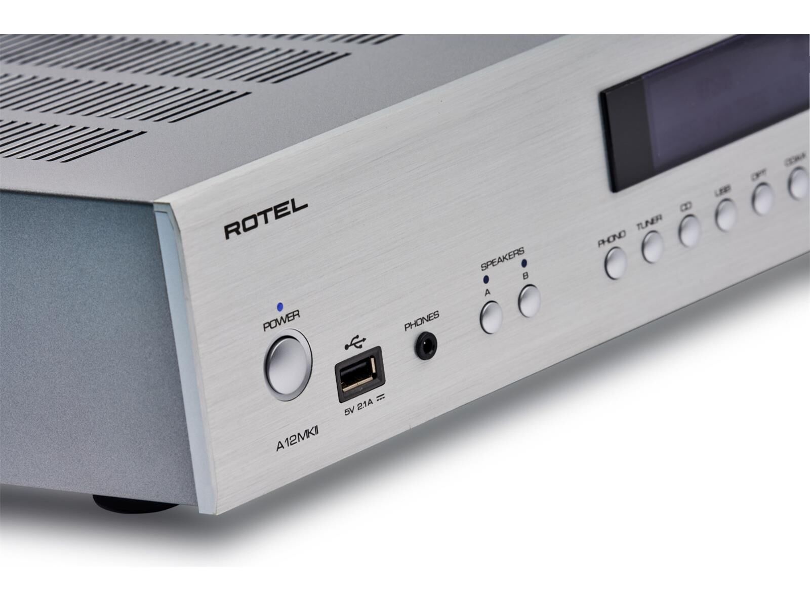 Rotel A12MKII Vollverstärker silber