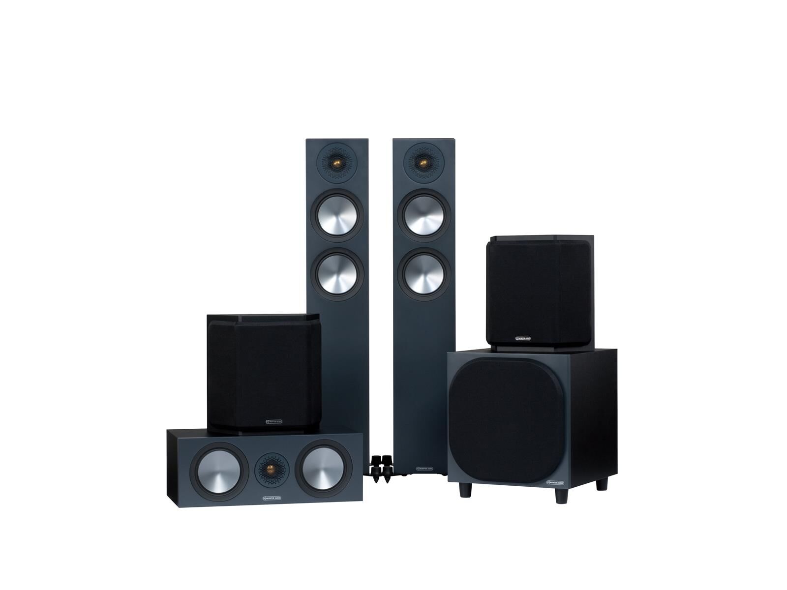 Monitor Audio Bronze Cinema 200 5.1 Set Schwarz Monitor Audio Bronze Cinema 200 5.1 Set Schwarz