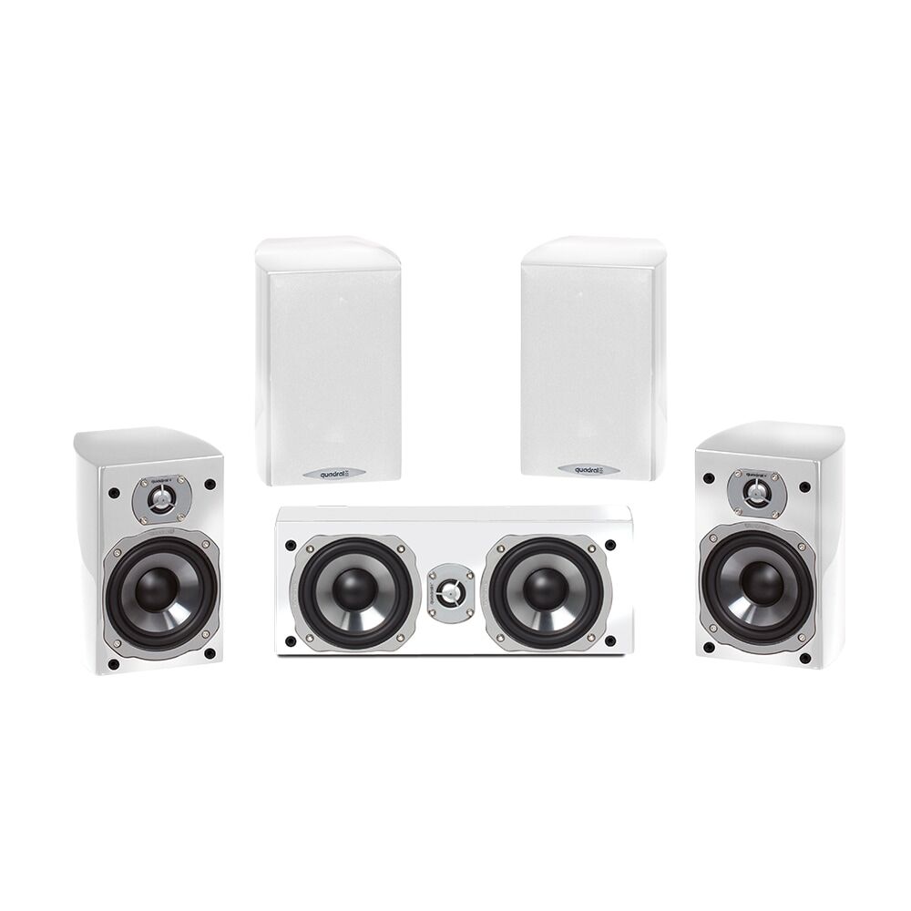 quadral CHROMIUM STYLE 5.0 Surround-Set weiß