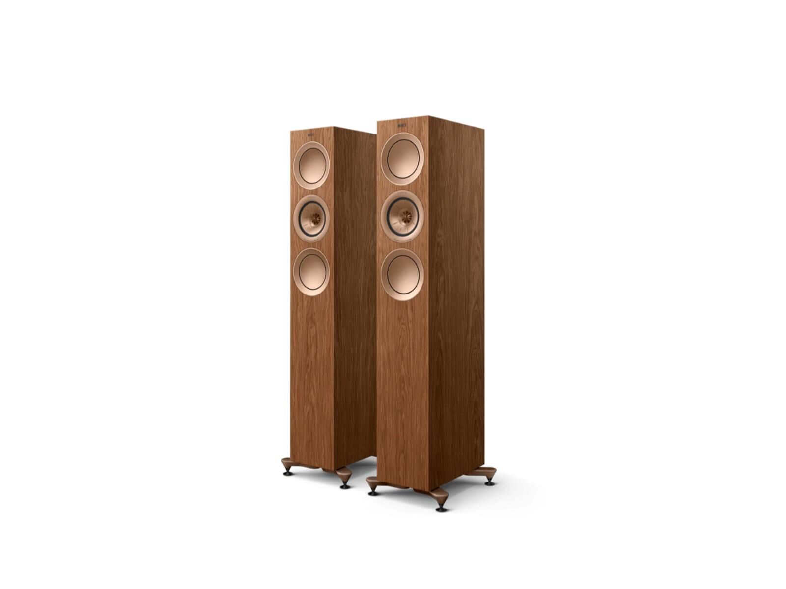 KEF R5 Meta Standlautsprecher (Stück) Walnuss