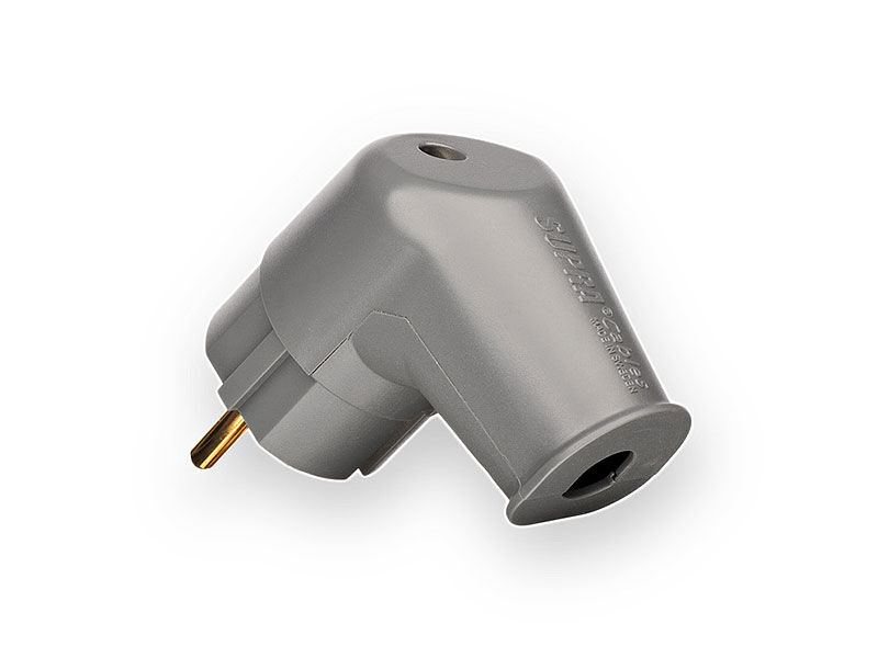 Supra Cables Schutzkontaktstecker SW-EU/A abgewinkelt Supra Cables Schutzkontaktstecker SW-EU/A abgewinkelt