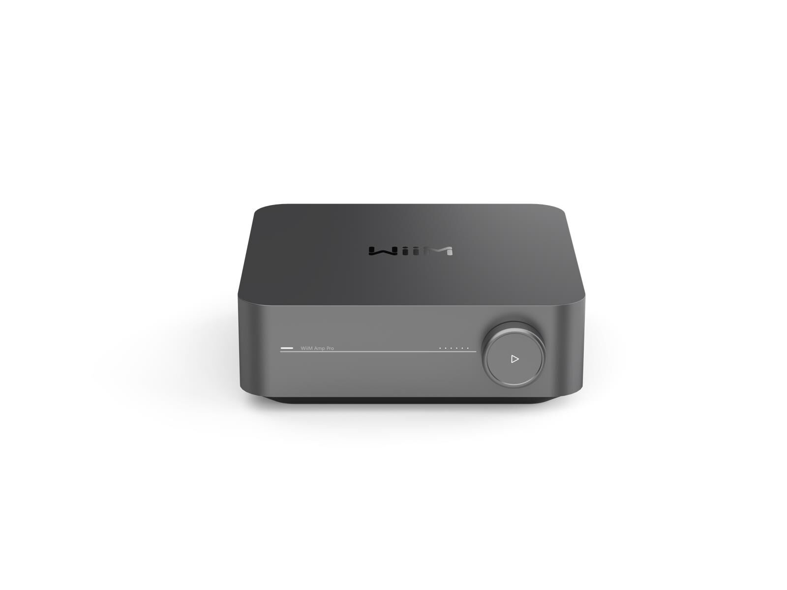 wiim amp pro vorn.png WiiM Amp Pro Streaming Vollverstärker grau
