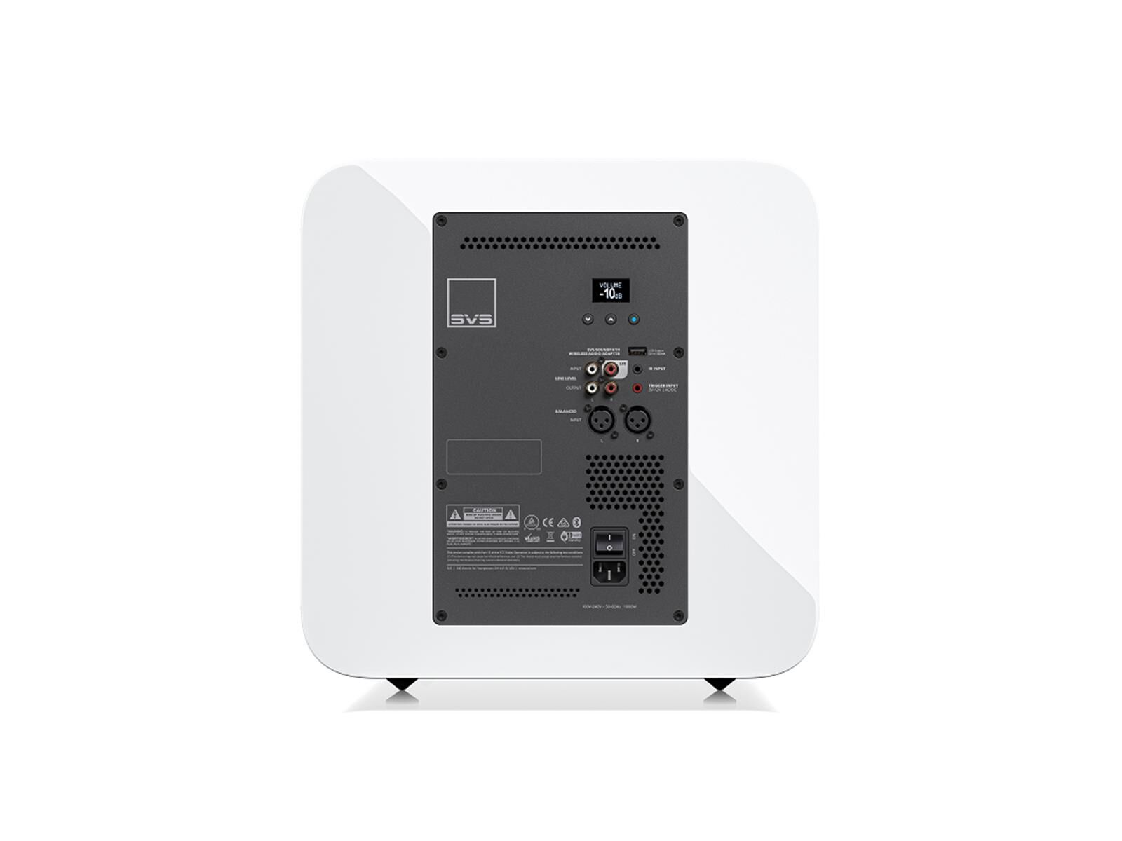 svs weiß hinten.png SVS SB-3000 R/Evolution Subwoofer hochglanz weiß