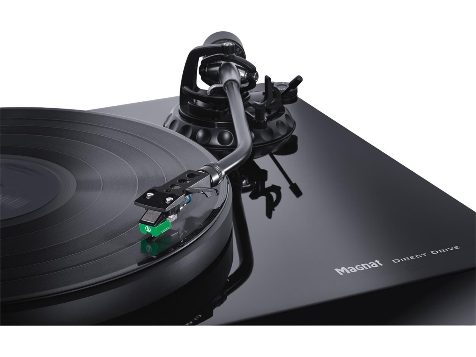 Magnat MTT 990 mit AT 95E schwarz Plattenspieler