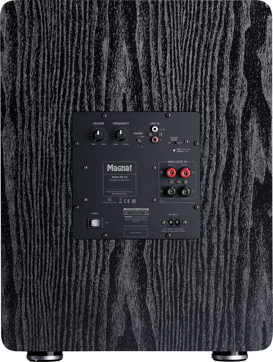 Magnat Alpha RS 12 Subwoofer schwarz