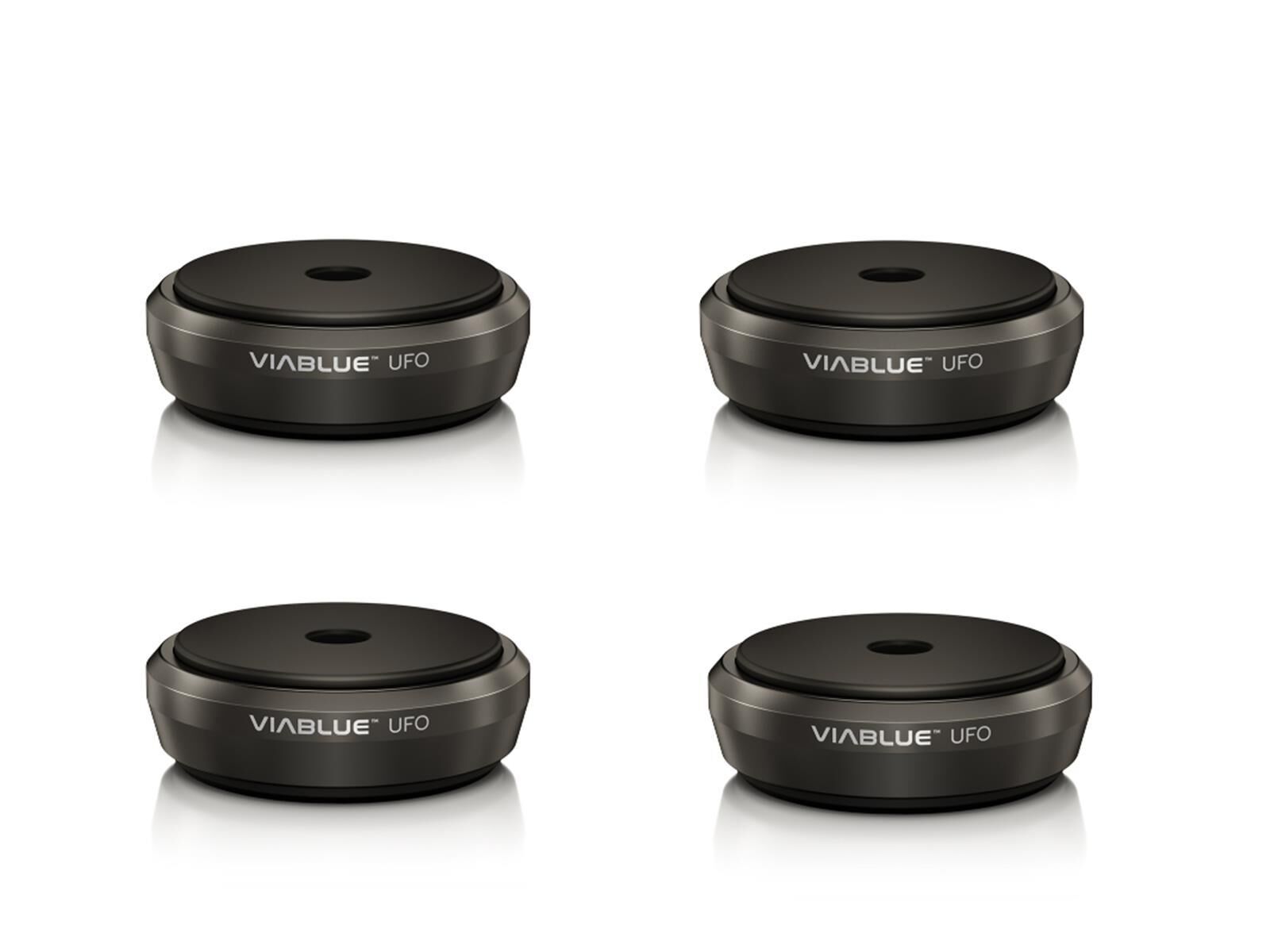 VIABLUE™ UFO XL Absorber-Set 4 Stück schwarz