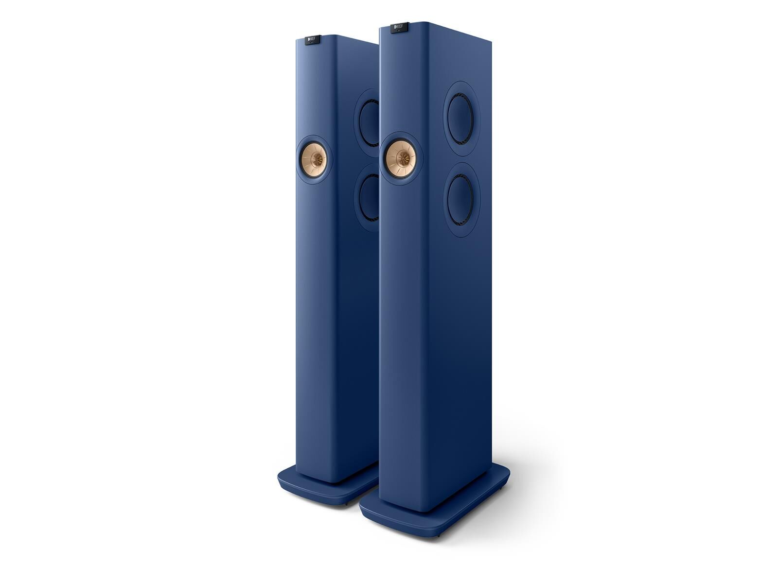 LS60 Wireless_Perspective_front_pair_royal blue KEF LS60 wireless Standlautsprecher (Paarpreis) Royal Blau