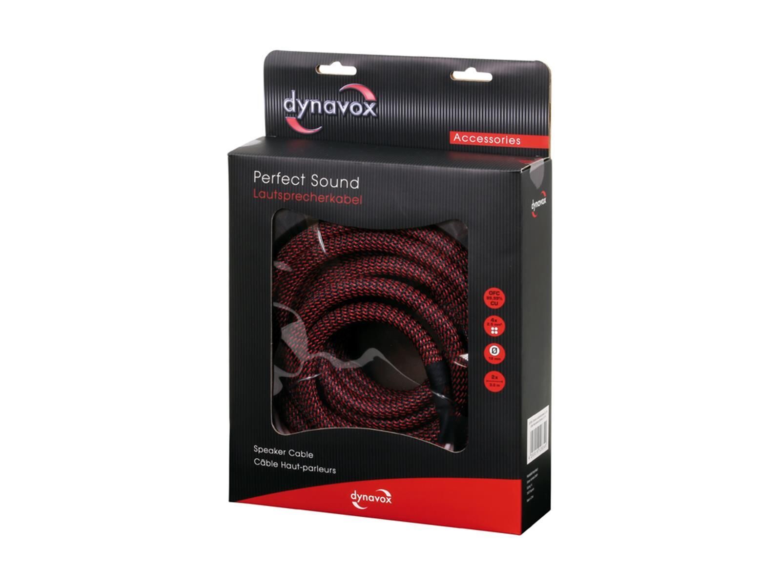 Dynavox Perfect Sound Lautsprecherkabel 3m (1Paar) Dynavox Perfect Sound Lautsprecherkabel 3m (1Paar)