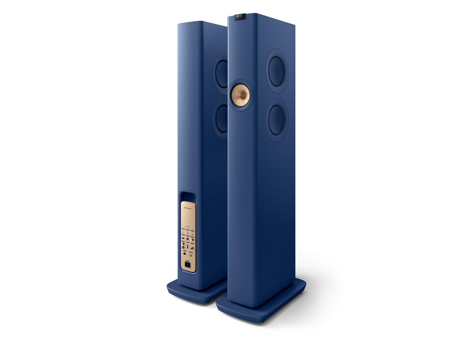 KEF LS60 wireless Standlautsprecher (Paarpreis) Royal Blau
