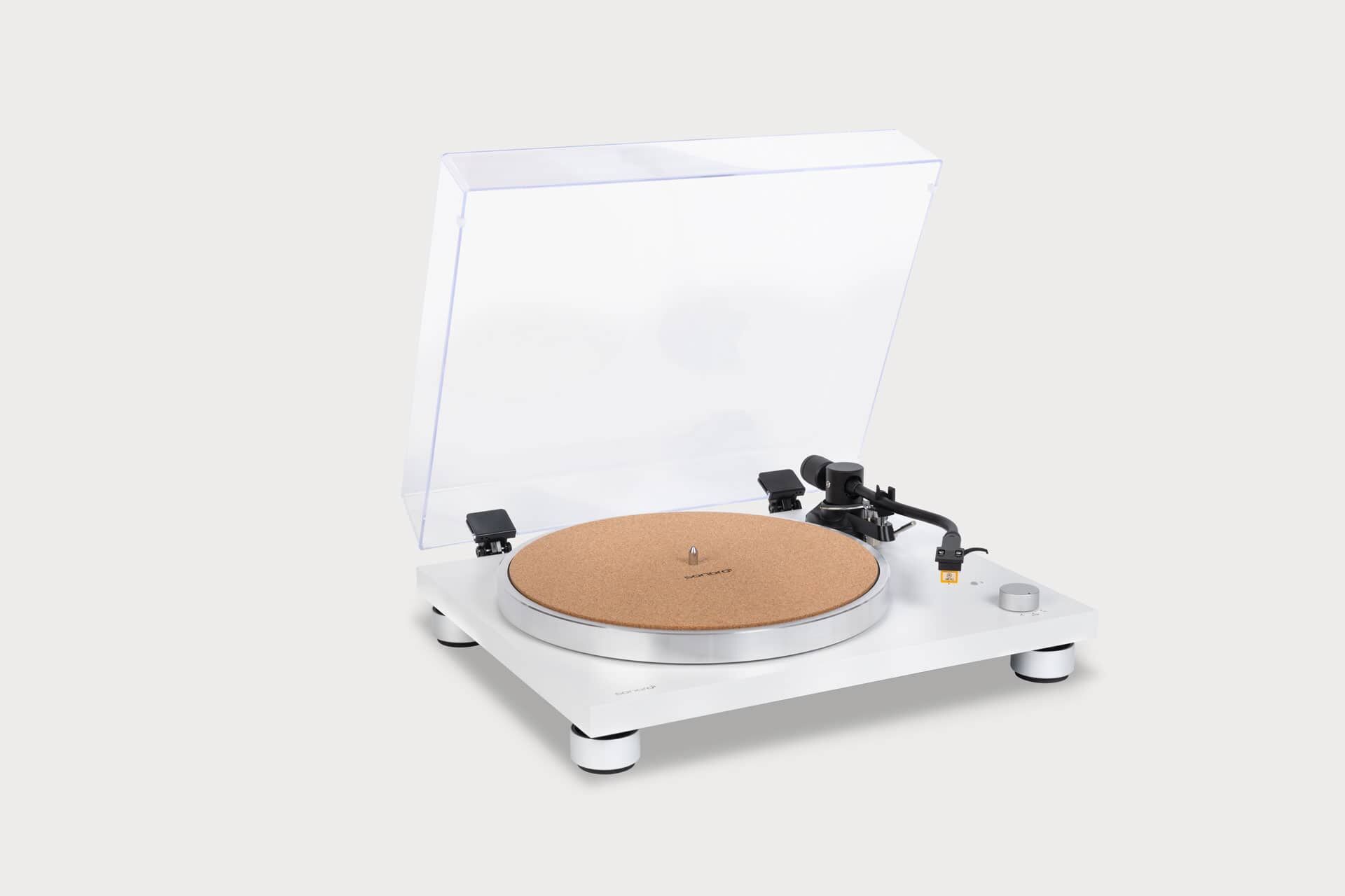 Sonoro Plattenspieler Platinum SE weiß matt