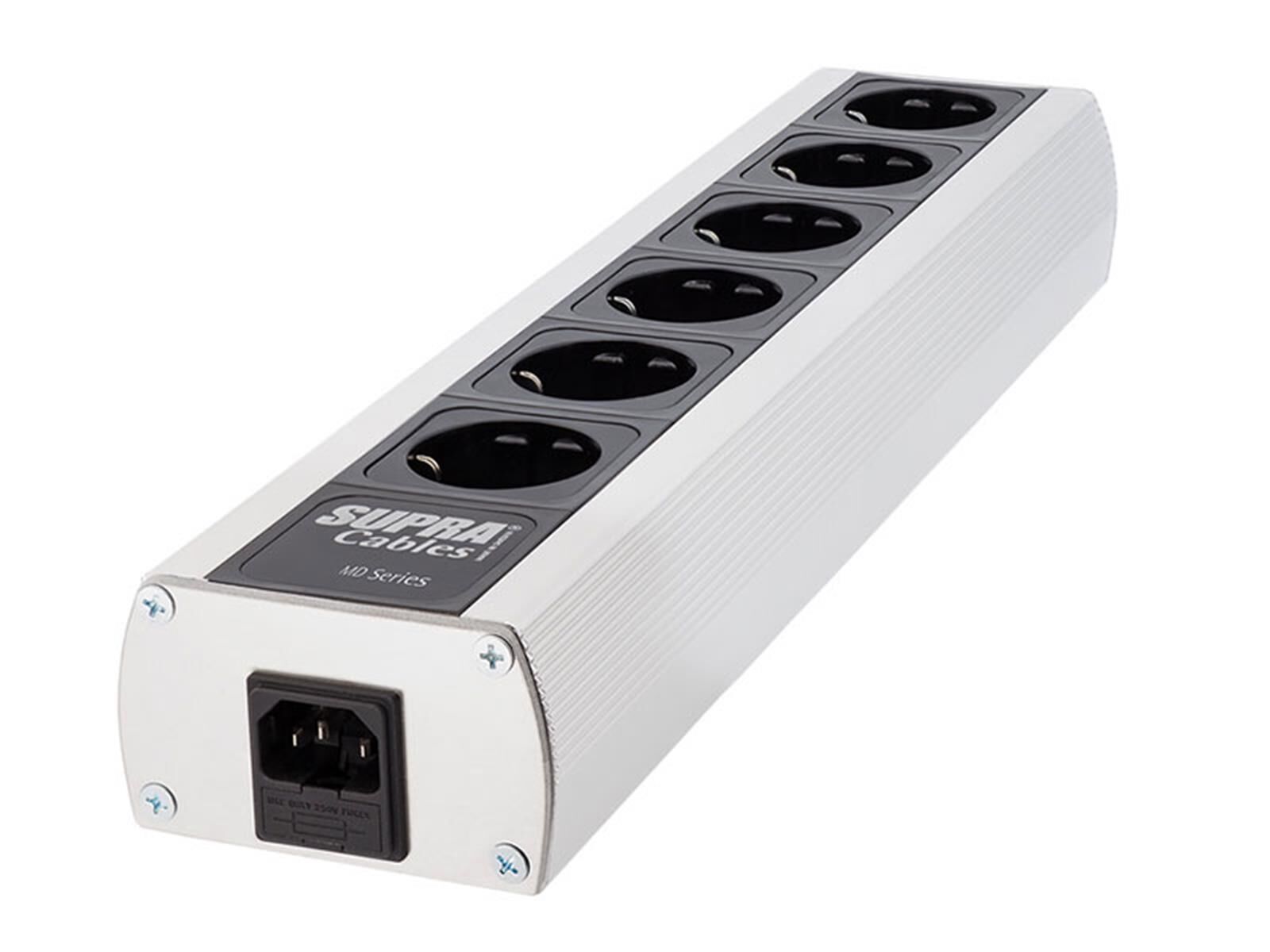 Supra Cables Netzleiste MD-06 EU SP ohne Schalter Supra Cables Netzleiste MD-06 EU