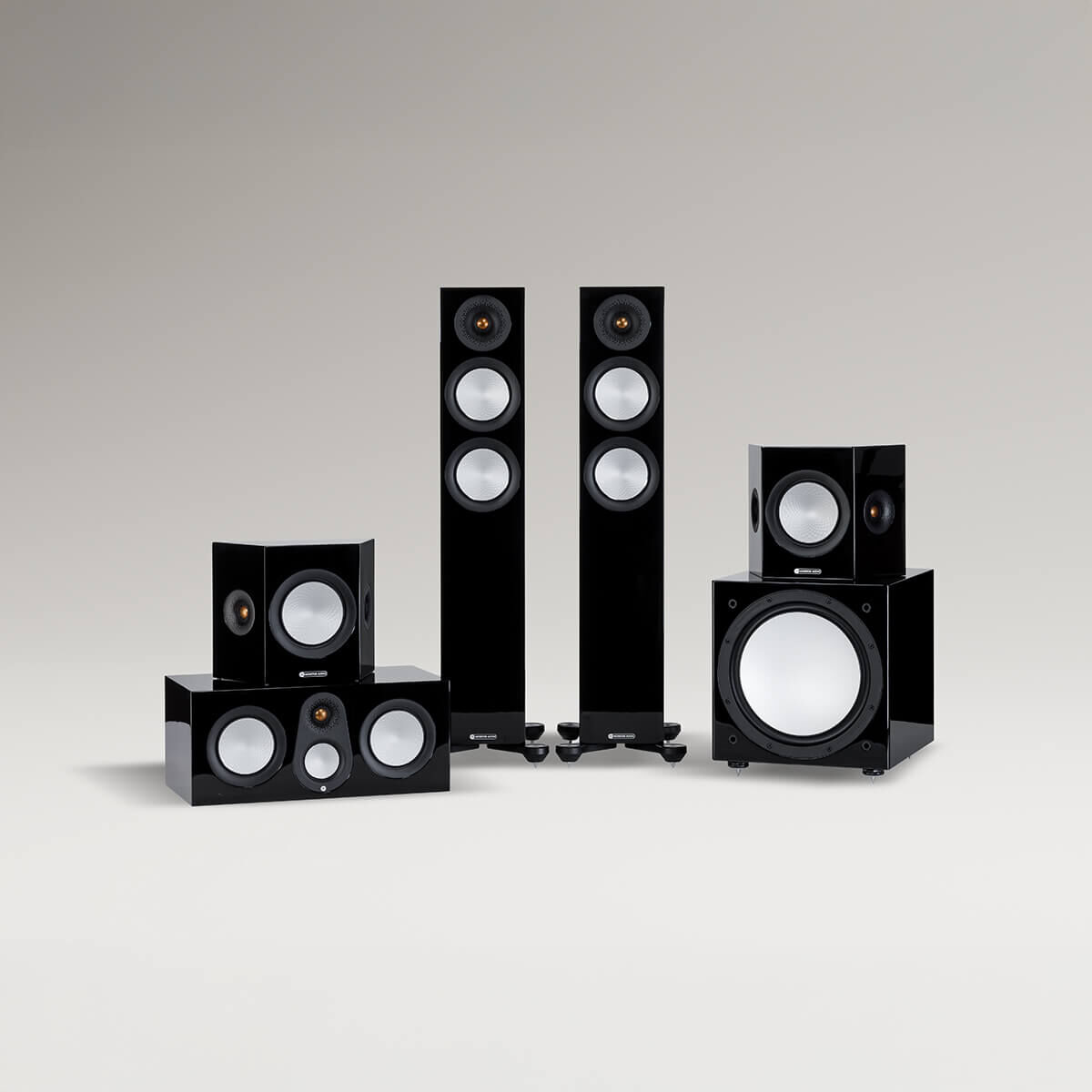 Monitor audio silver set