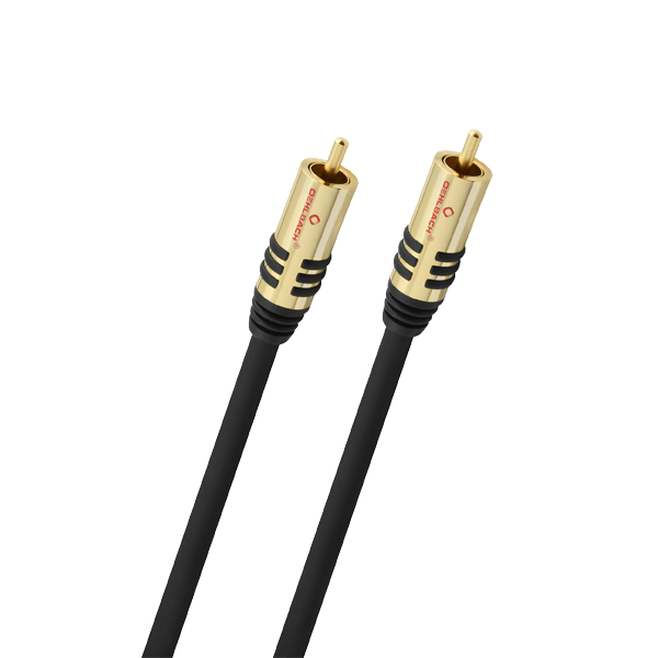 Oehlbach NF Sub Subwoofer Cinch-Kabel schwarz 2m