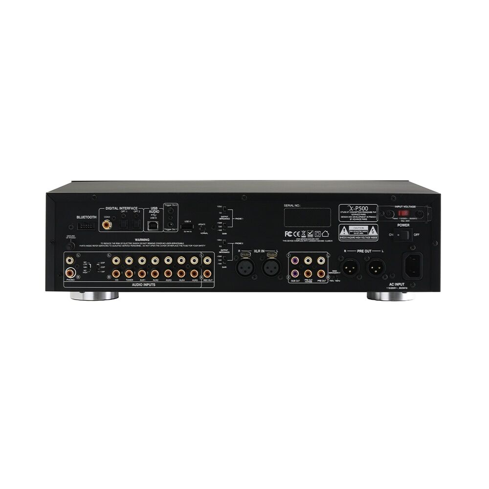 X-P500-back Advance Paris X-P500 schwarz