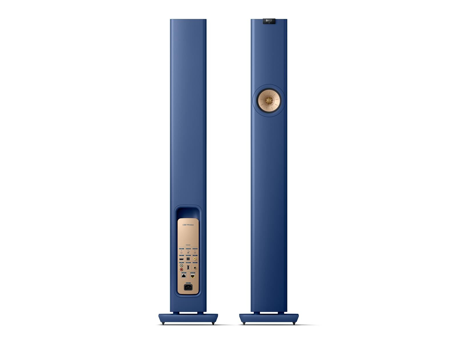 KEF LS60 wireless Standlautsprecher (Paarpreis) Royal Blau