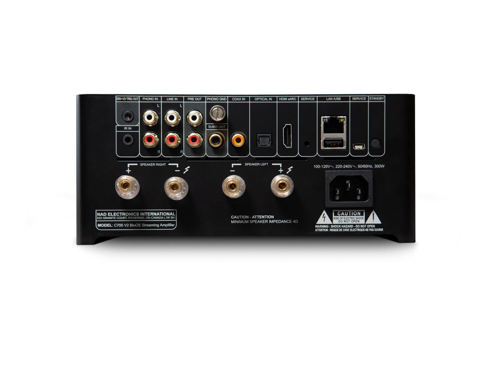 NAD C 700 V2 Streaming Verstärker BlueOS