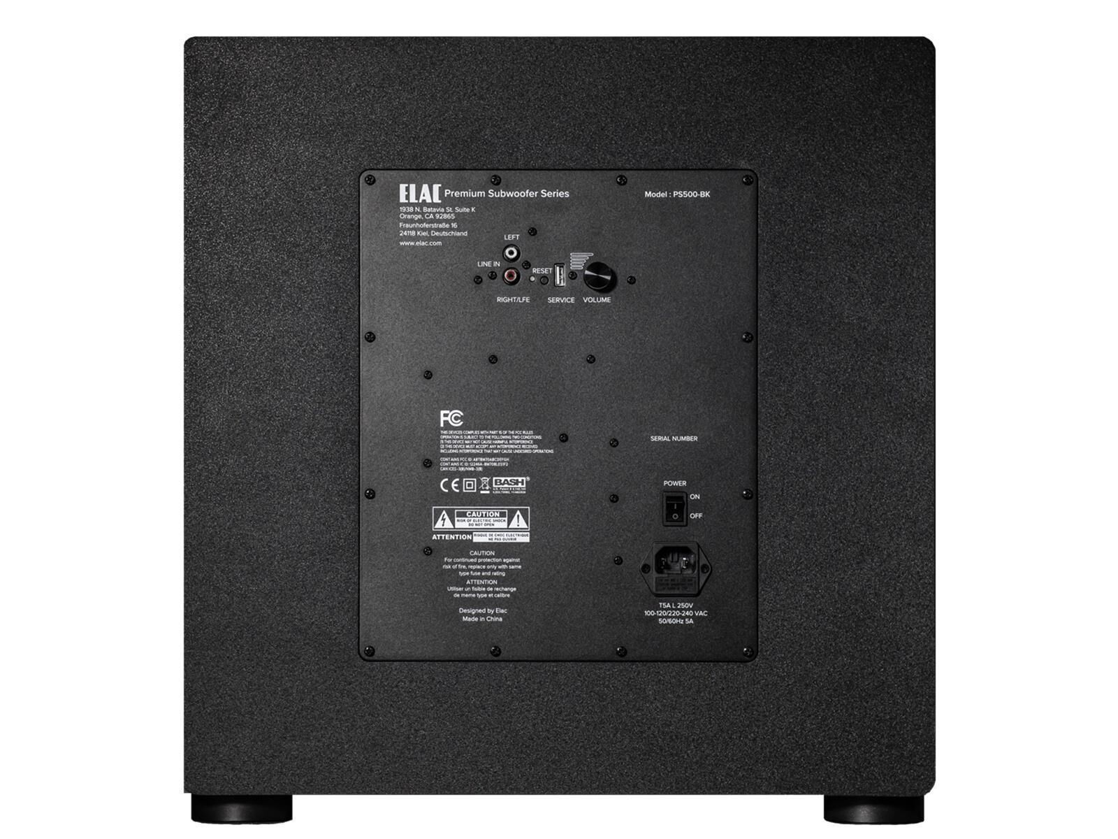 ELAC Subwoofer PS500-BK schwarz ELAC Subwoofer PS500-BK schwarz