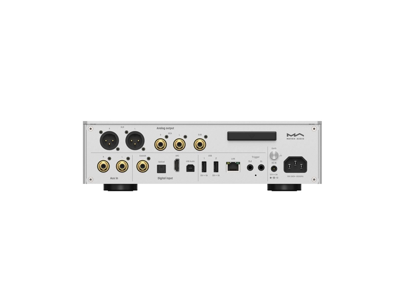 MatrixAudio_TS1_back.jpg Matrix Audio TS-1 Netzwerk-Streamer silber