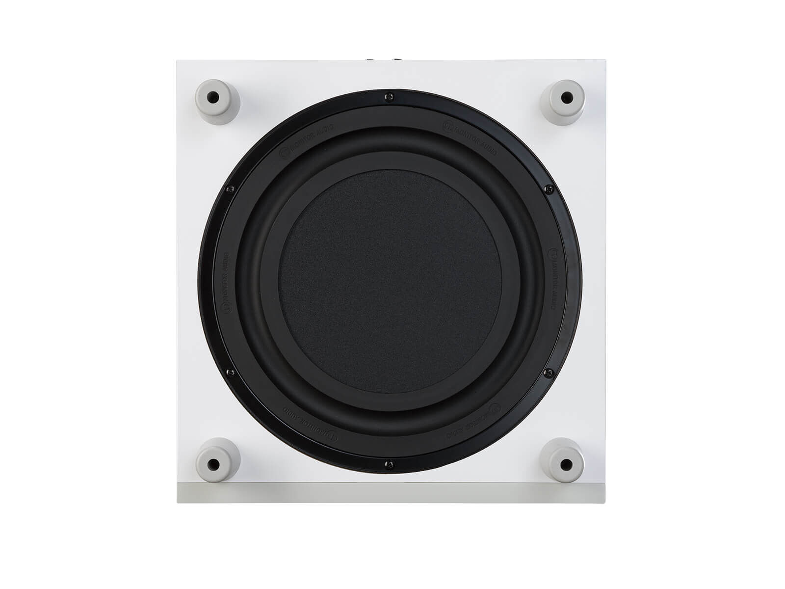 ma_bronze_w10_bottom_white Monitor Audio Bronze W10 Subwoofer Weiß