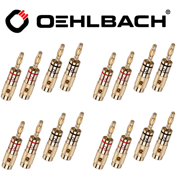 16er OEHLBACH Bananen-Stecker Banana B1 16er Set