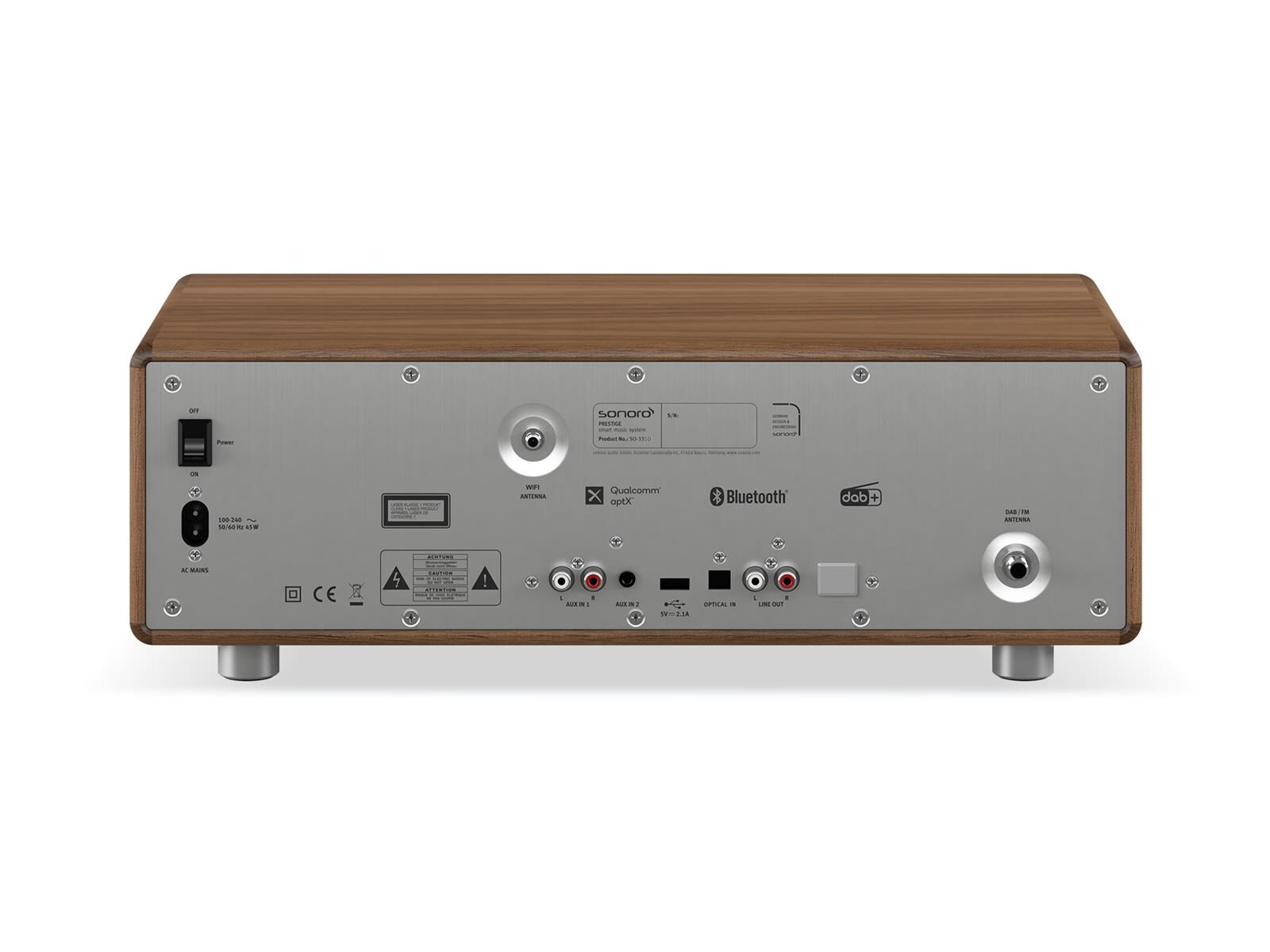 Sonoro Prestige Walnuss-silber
