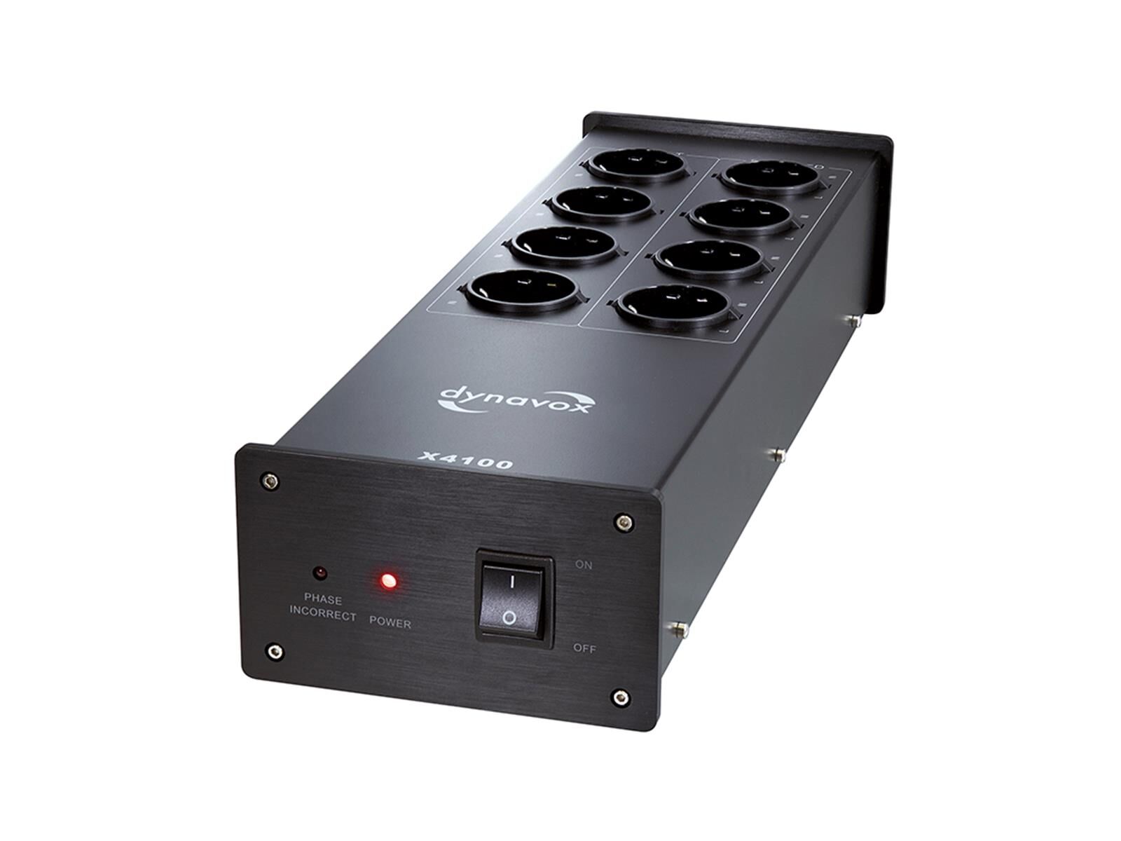 Dynavox X4100B HIFI-Steckdosenleiste Schwarz