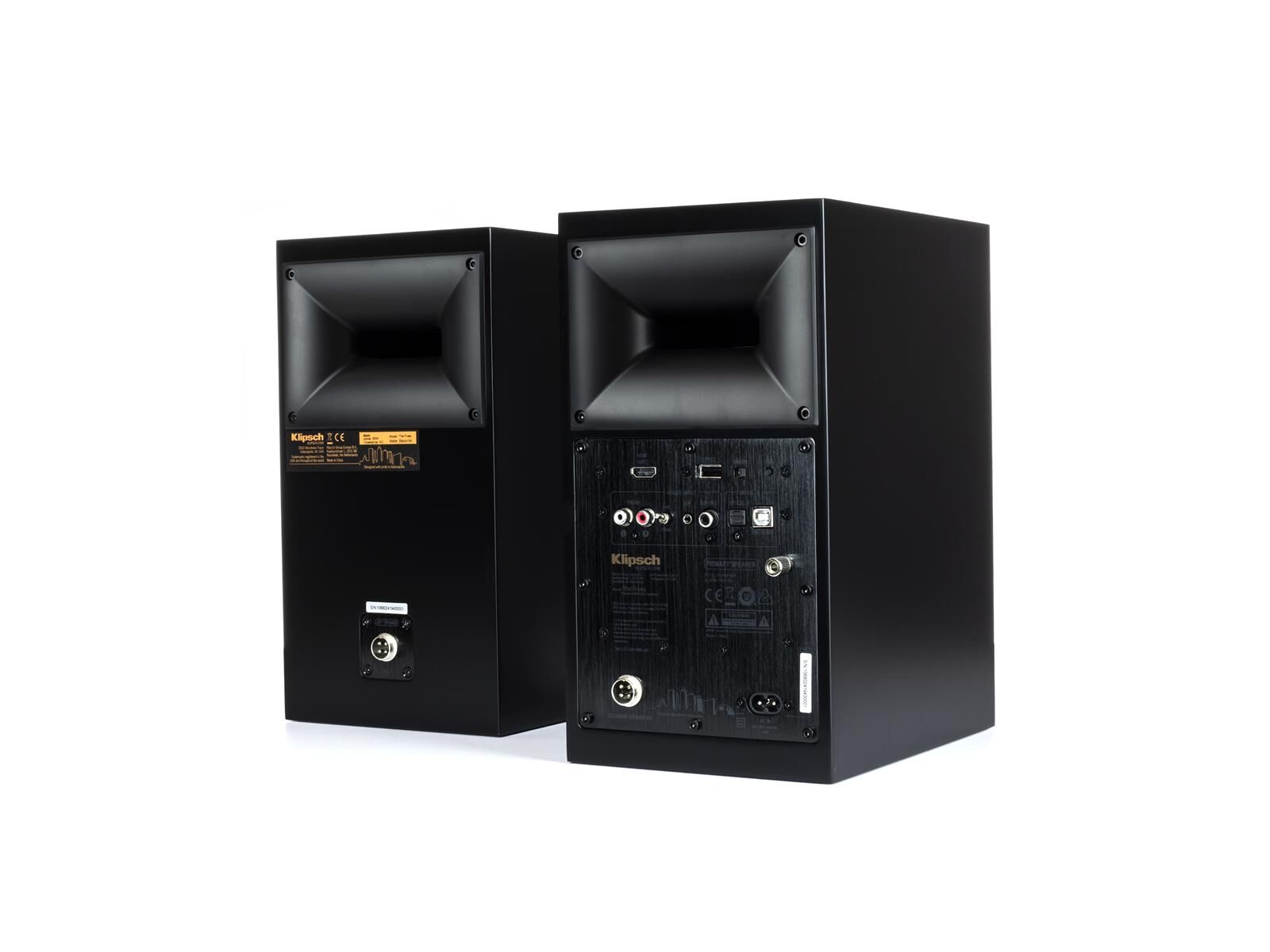 The-Fives_Matte-Black_Back.jpg Klipsch The Fives Aktiv-Lautsprecher schwarz matt