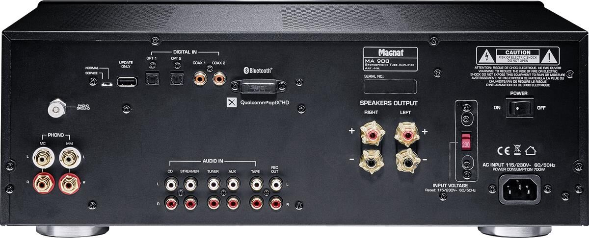 Magnat Ma 900 schwarz Hybrid-Vollverstärker