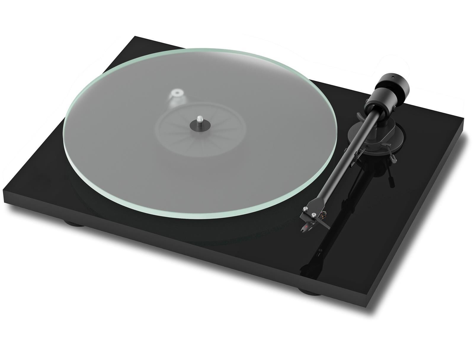 Pro-Ject T1 Plattenspieler Hochglanz schwarz Ortofon OM 5E
