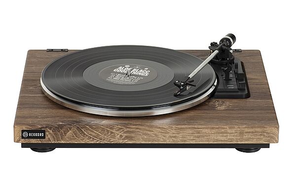 REKKORD F300 Plattenspieler silber Eiche REKKORD F300 Plattenspieler silber Eiche
