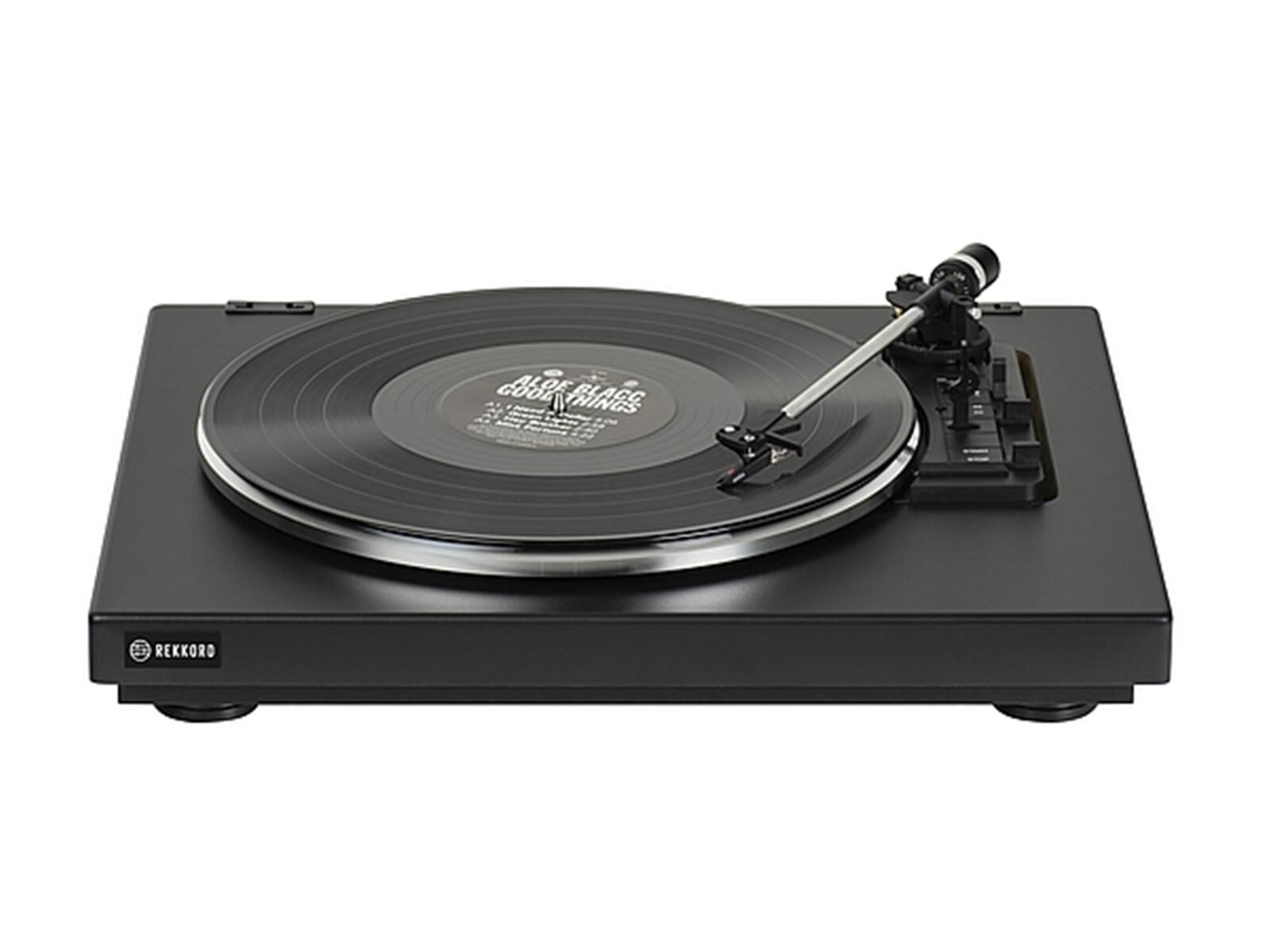 REKKORD F300 Plattenspieler schwarz matt
