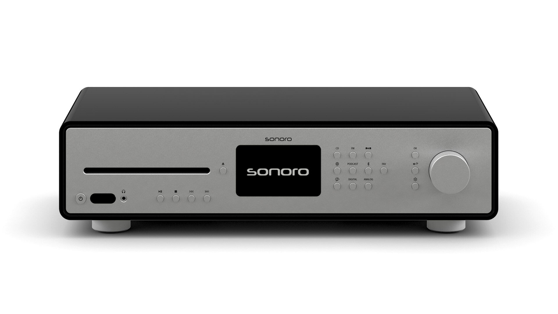 Sonoro Maestro Quantum Stereoreceiver schwarz hochglanz