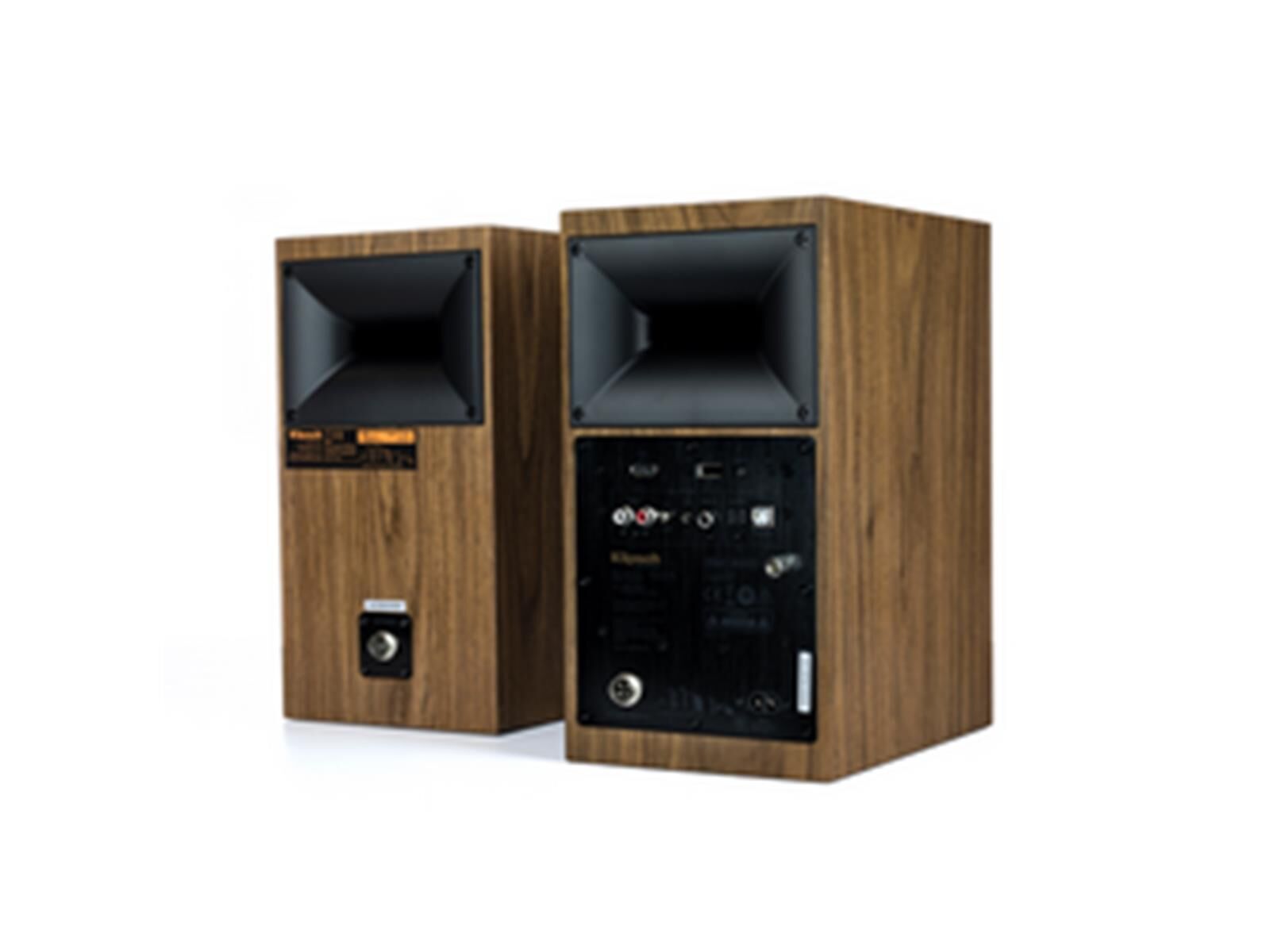five5.png Klipsch The Fives Aktiv-Lautsprecher Walnuss