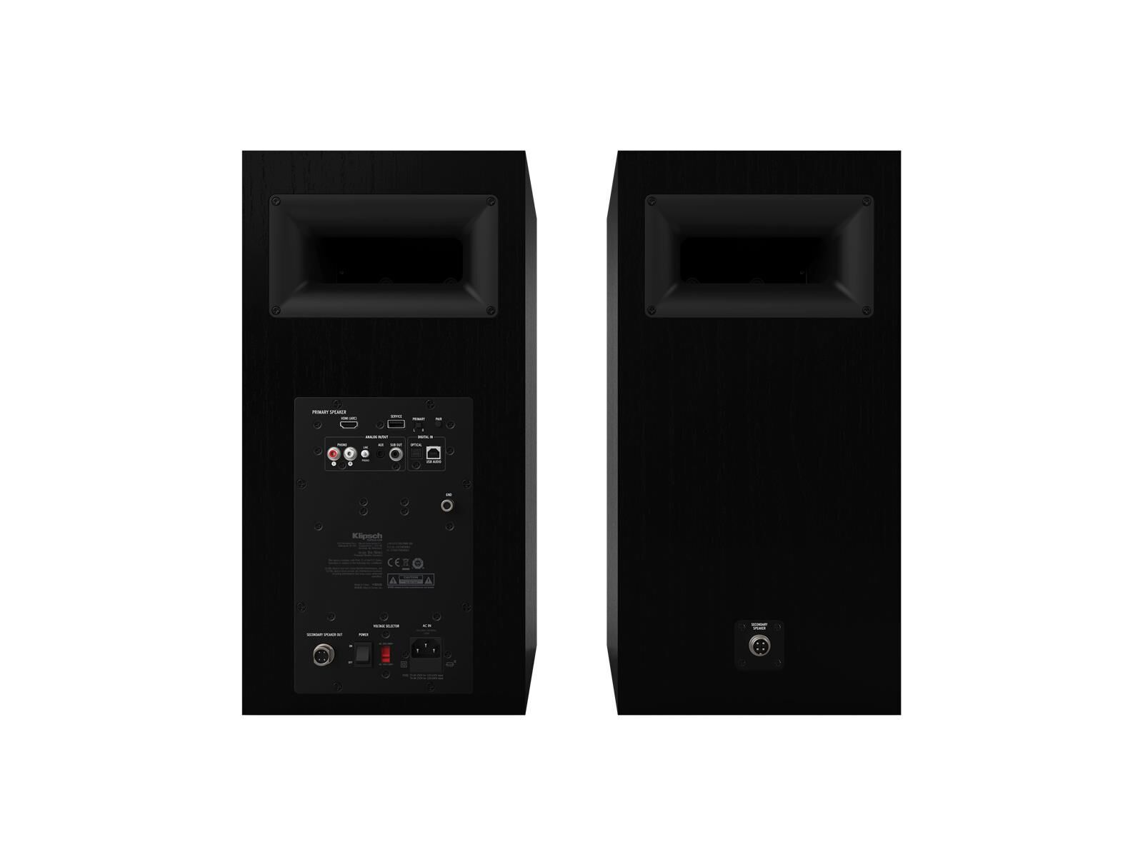 The-Nines hinten.png Klipsch The Nines schwarz (Paar) Austeller
