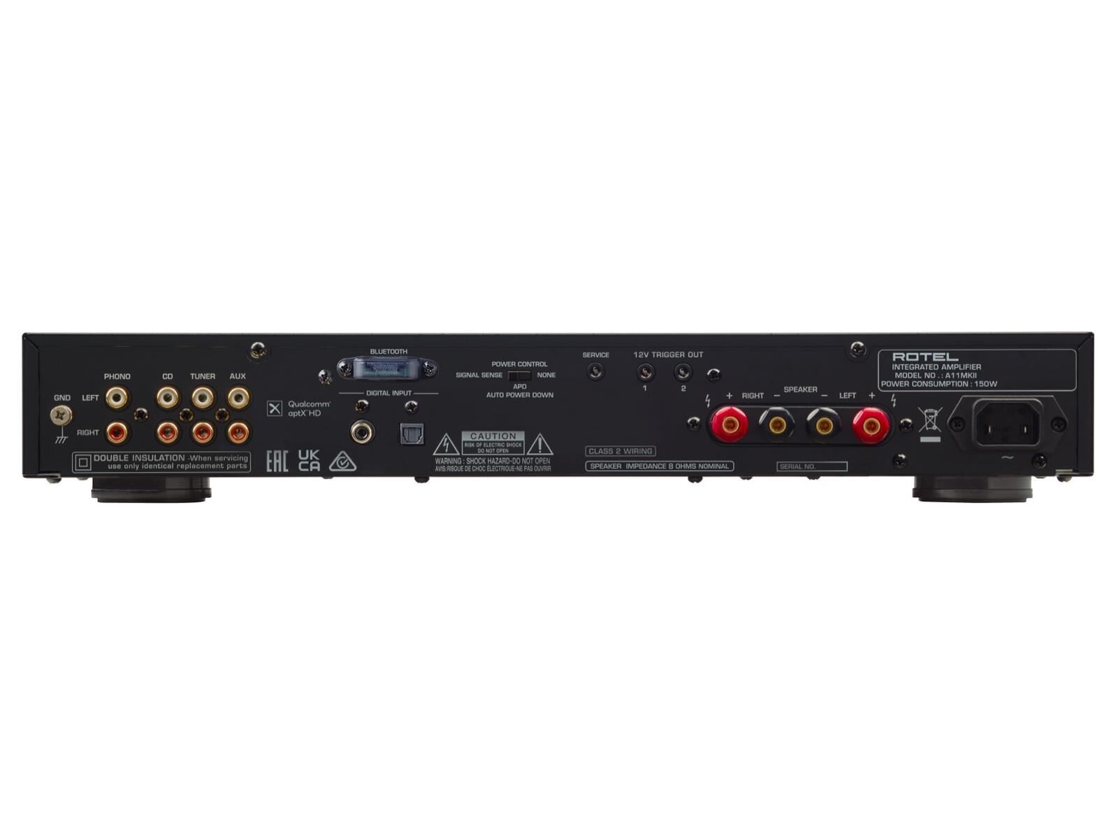 Rotel A11MKII Vollverstärker silber