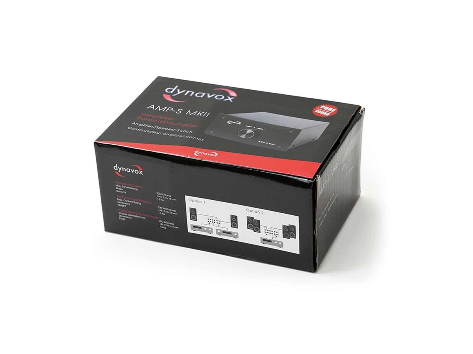 Dynavox AMP-S MKII Schwarz Dynavox AMP-S MKII Schwarz