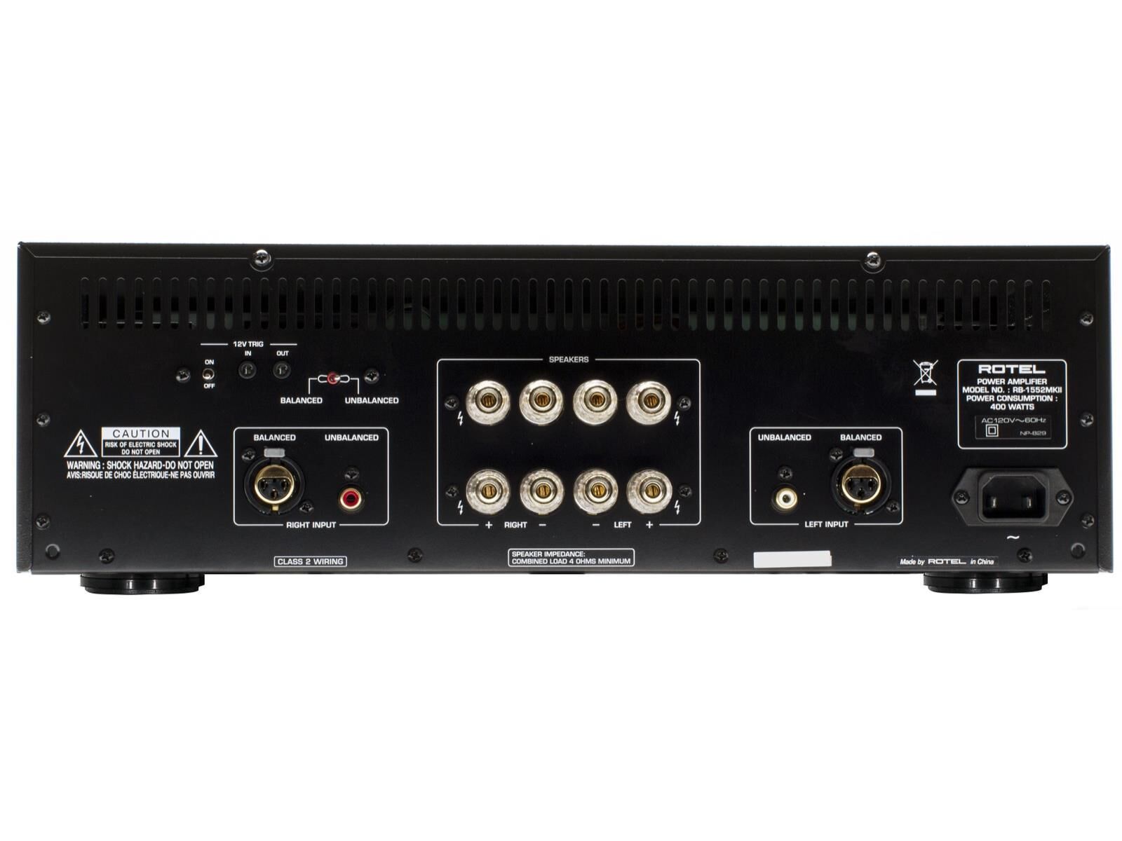 Rotel RB-1552MKII Stereo-Endstufe schwarz