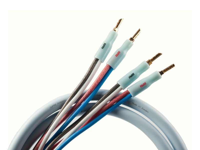 Supra Cables Quadrax 2x4.0 Lautsprecherkabel SingleWire 3,0m