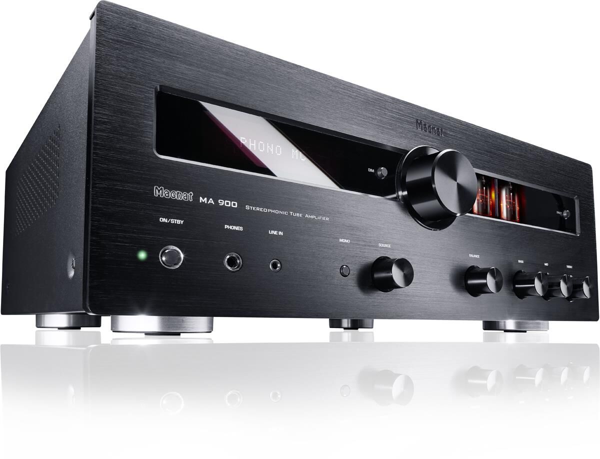 Magnat Ma 900 schwarz Hybrid-Vollverstärker