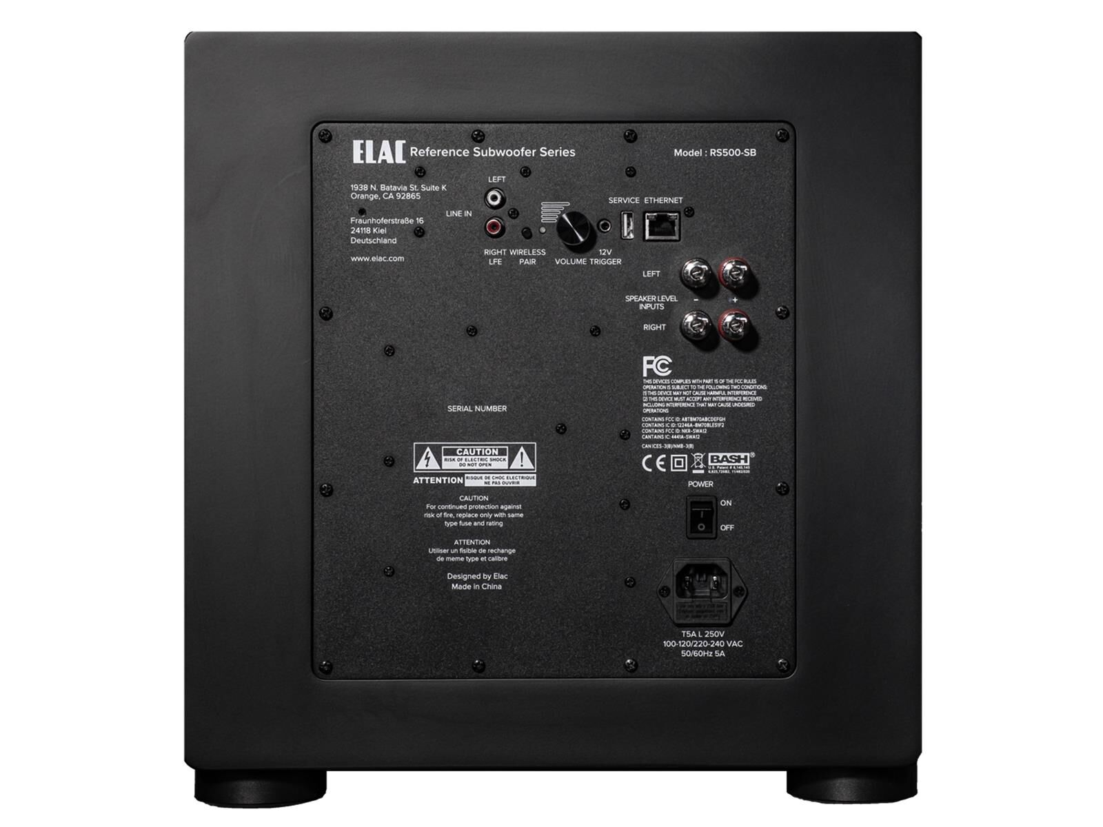 ELAC Subwoofer RS500-SB schwarz seidenglänzend ELAC Subwoofer RS500-SB schwarz seidenglänzend